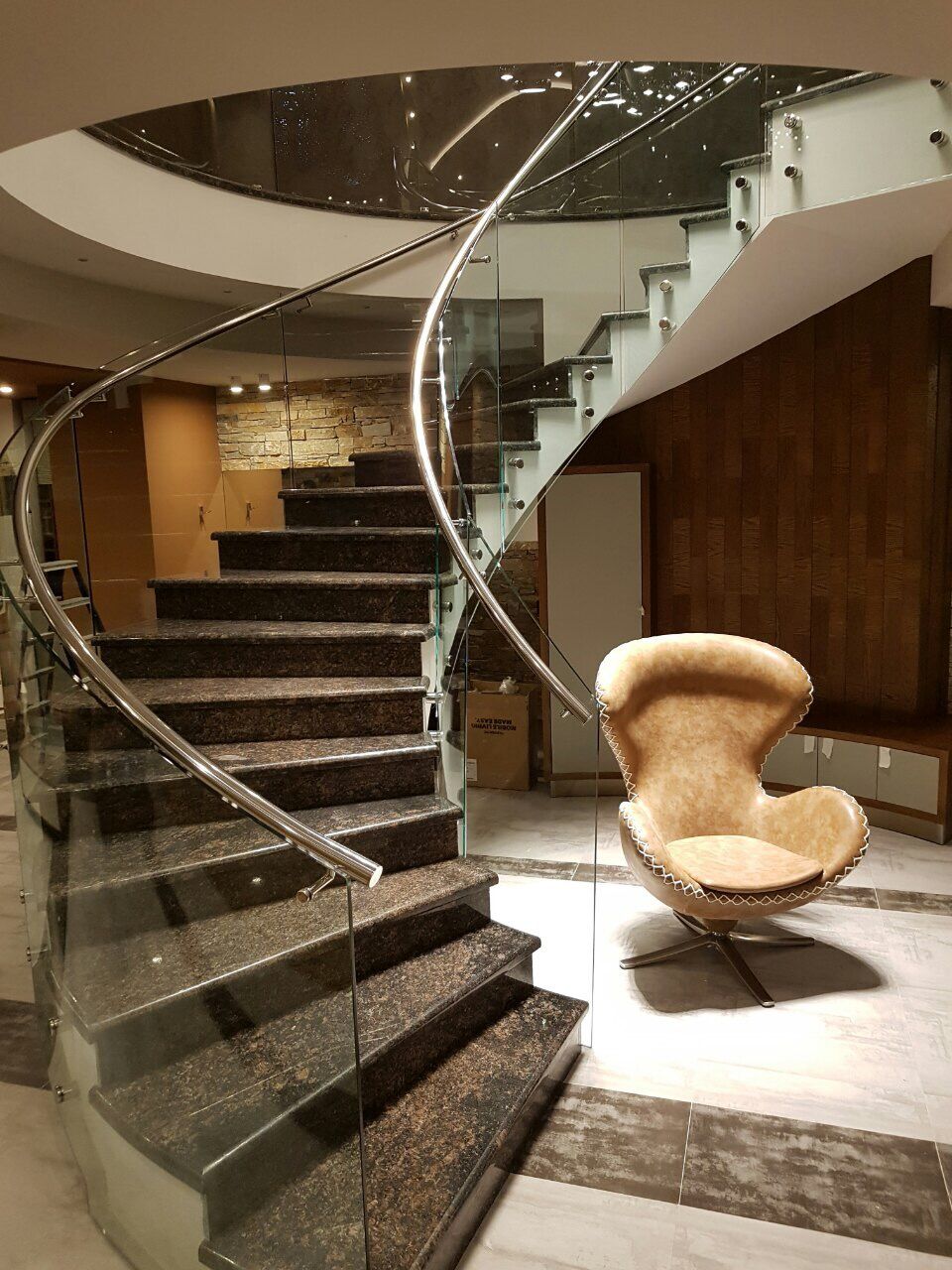Spiral Round Staircase Glass Mumbai